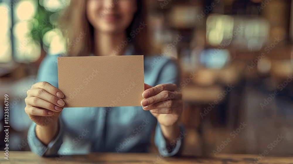 Poster an office desk with neatly arranged supplies and a motivation quote card stock photo with side copy 