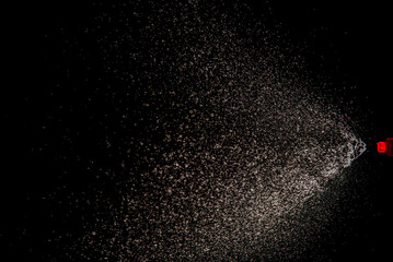 Obraz premium spray water drop droplet steam fog air