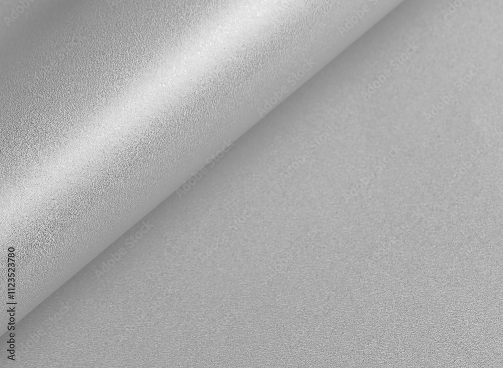 Poster luxurious gray paper background with a sleek metallic sheen and platinum gradient. subtle shimmering