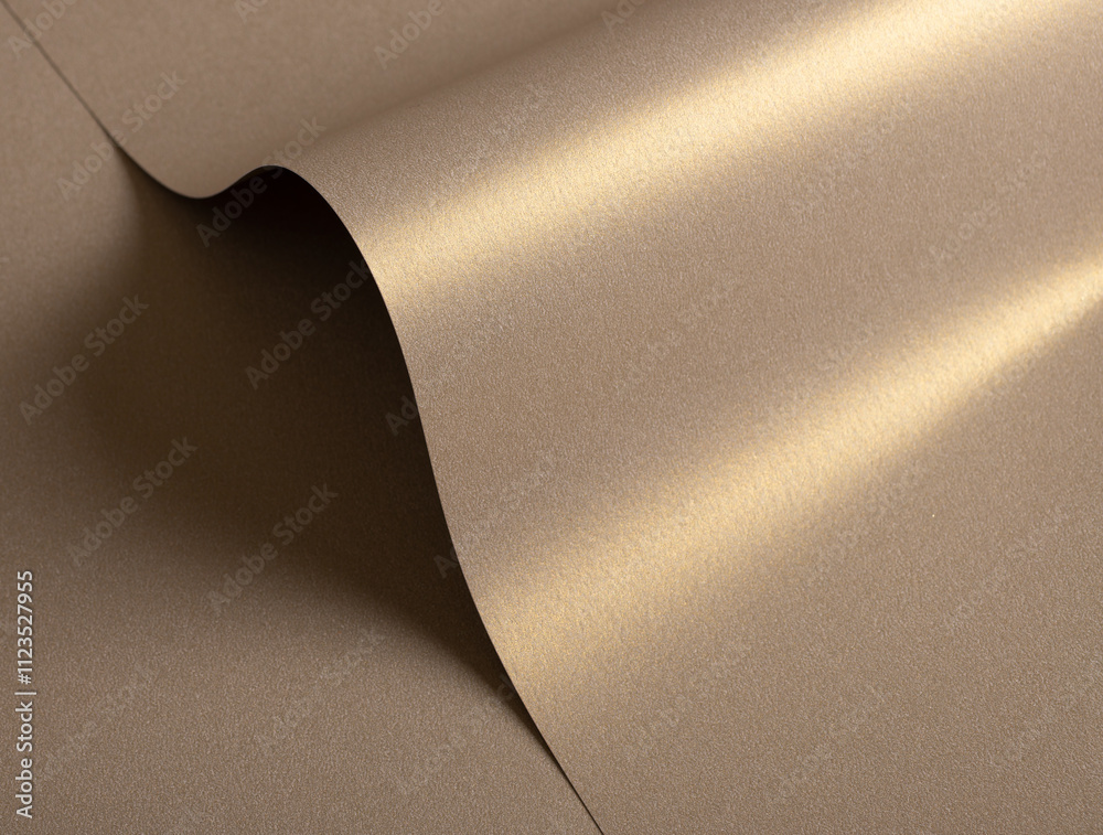 Leinwandbilder Luxurious paper background with a warm taupe tone and pearlescent sheen. Smooth and soft texture