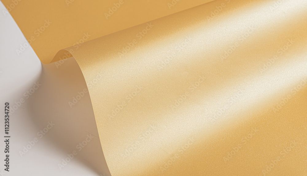 Poster premium yellow paper background with a luminous gradient and sleek glossy finish. featuring subtle