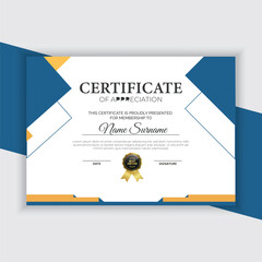 Creative Modern New Certificate Design Template