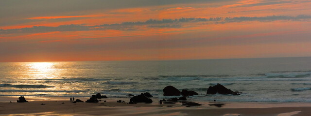 Atardecer en la playa © Carlos