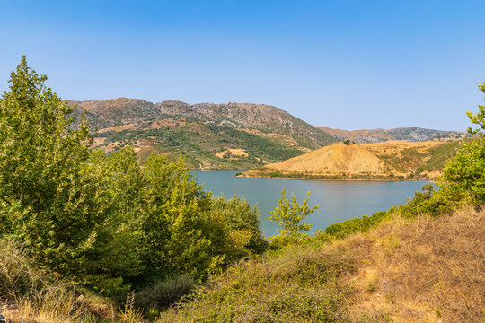 Potamon Stausee auf der griechischen Insel Kreta 
