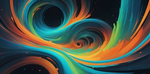 Abstract Background: Vortex of Luminous Ribbons