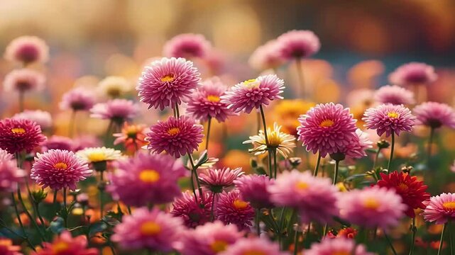blossom summer bokeh flower pretty bunch chry santhemum warm mother beautiful colorful fall bouquet flowers spring