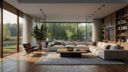 Fototapeta premium modern living room