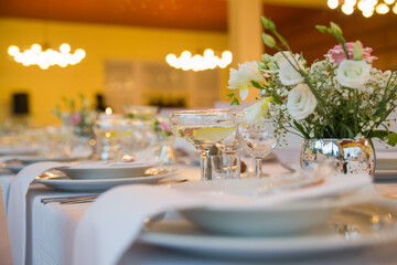 ceremonial table setting - wedding day