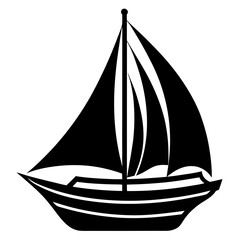 ship isolated on white