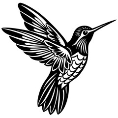 Obraz premium illustration of a hummingbird