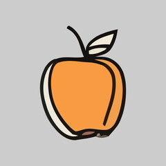 Hand-Drawn Vector Illustrations of Fresh Fruits - Colorful and Artistic Design