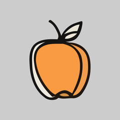 Hand-Drawn Vector Illustrations of Fresh Fruits - Colorful and Artistic Design