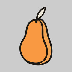 Hand-Drawn Vector Illustrations of Fresh Fruits - Colorful and Artistic Design