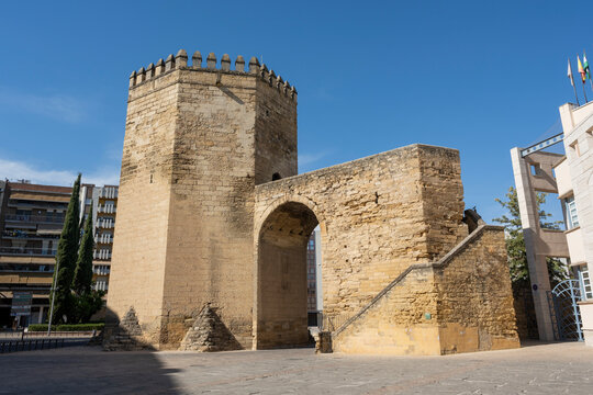 Córdoba, Spain - August 17, 2024: Tower of the Malmuerta