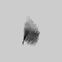 Dynamic Abstract Line Art - Brush Stroke Illustration with Fluid Motion