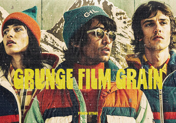 Grunge Movie Film Grain Photo Effect