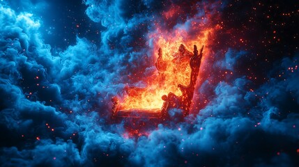 King’s Illuminated Royal Chair, Powerful Symbol of Rule and Sovereign Prestige,Generative AI
王の輝かしい皇座、統治と主権の威信を象徴する椅子.Generative AI