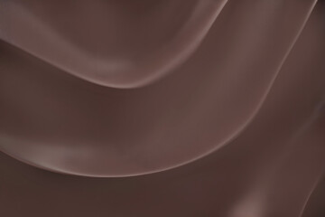 Soft abstract folds in smooth mocha tones, creating a minimalist and elegant texture with a flowing, serene appearance
