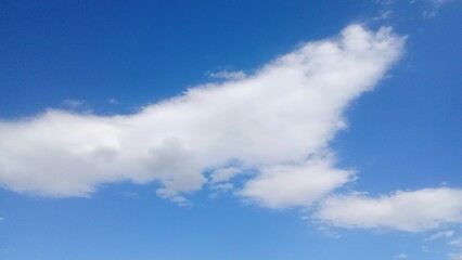 blue sky with clouds