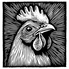 black and white illustration of a koala in engraving style