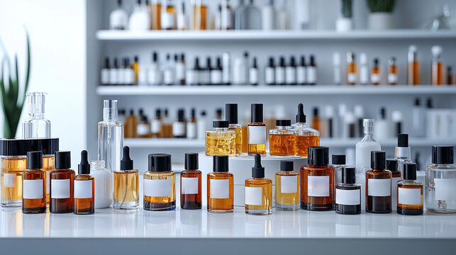 Technicians perform sensory evaluations and chemical analyses sophisticated laboratory focused maintaining high standards fragrance production.