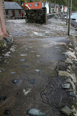 Small fishing village of Crovie - Aberdeenshire - Scotland - UK