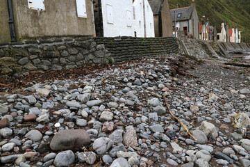 Small fishing village of Crovie - Aberdeenshire - Scotland - UK © Collpicto