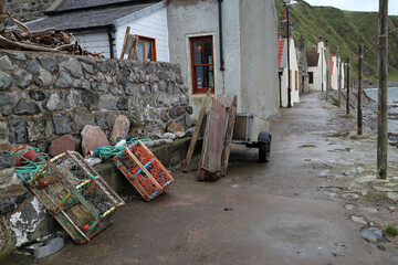 Small fishing village of Crovie - Aberdeenshire - Scotland - UK © Collpicto