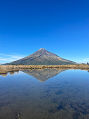Fototapeta premium Mountain with reflection