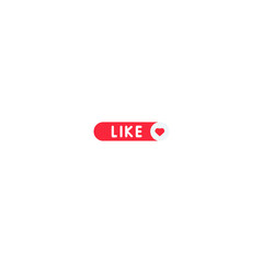 LIKE logo icon flat vector design.