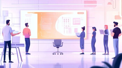 Obraz premium Motivational Presentation on Neural Networks and AI in Engineering