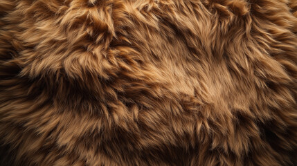 Fototapeta premium Faux fur texture, mocha mousse color