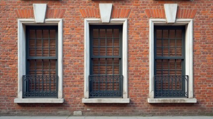 Obraz premium Bricked-Up Windows: A Symbol of Tax Avoidance in British Architecture