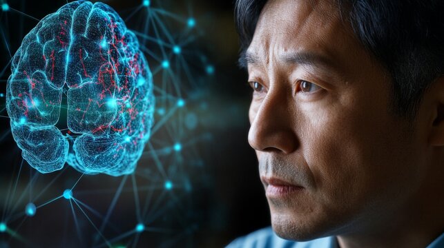 Scientists analyzing brain scans to uncover neurological insights and advance medical research, focusing on cognitive functions and potential treatments.