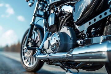 Obraz premium motorcycle engine