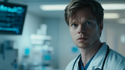 Doctor attentively listening to a patient, demonstrating empathy and professionalism in healthcare, fostering trust and understanding in medical consultations.