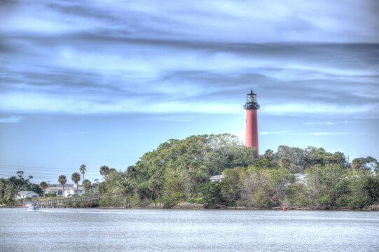 Jupiter Florida Inlet Lighthouse Skyline