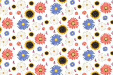 Flowers Patterns 01