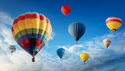 Obraz premium hot air balloon in flight