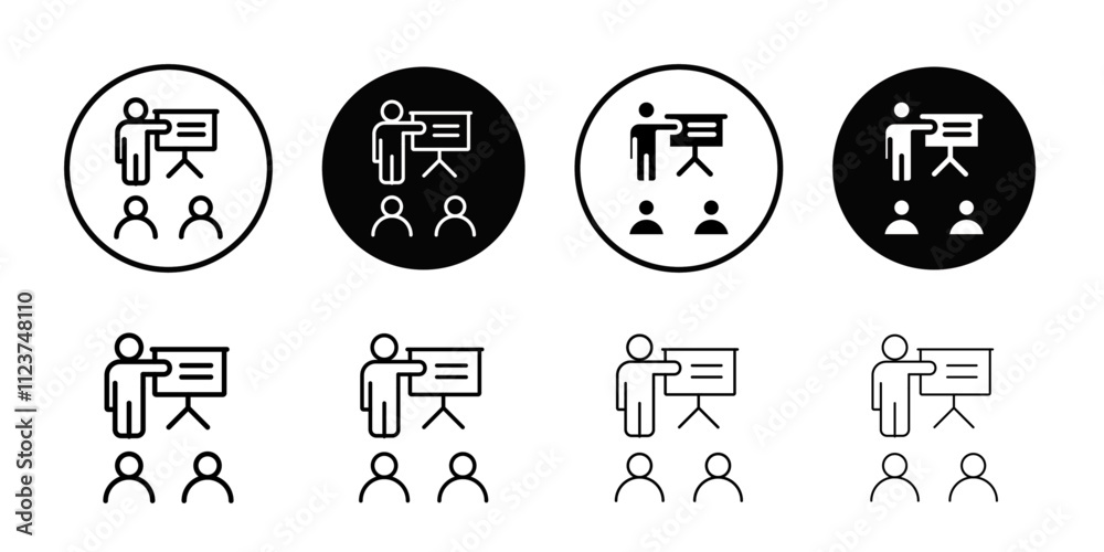 Poster Classroom icon web design in vector