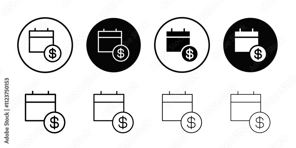 Poster Payday icon web design in vector