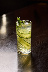 Cucumber Gin Cocktail with Mint