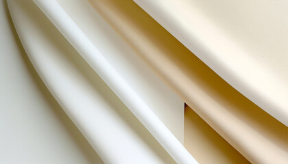 Obraz premium Soft shades and gentle folds create a soothing atmosphere in modern decor