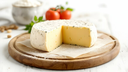 Delicious cheese on the board