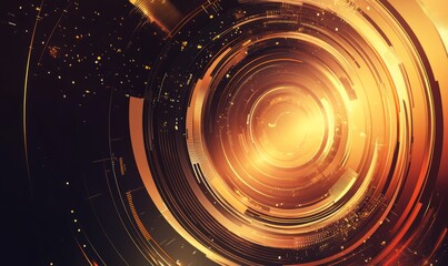 Obraz premium Ultra futurist tech abstract background.