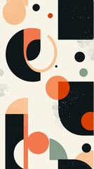 Obraz premium Abstract Geometric Shapes Art Print