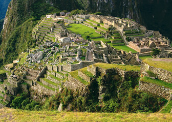 Machu Pichu seen from above
