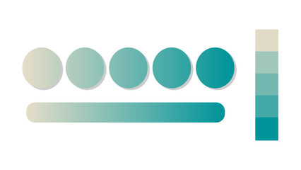 Abstract gradient background with Sand Dollar and Teal color palette. Abstract illustration with gradient blur design. Blurred colored abstract background. Colorful gradient. Vector illustration