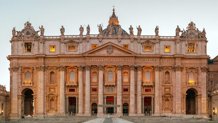 Obraz premium St. Peter's Basilica, Vatican Rome Italy