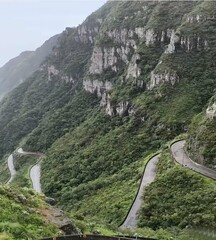 Linda paisagem da serra do Rastro-SC